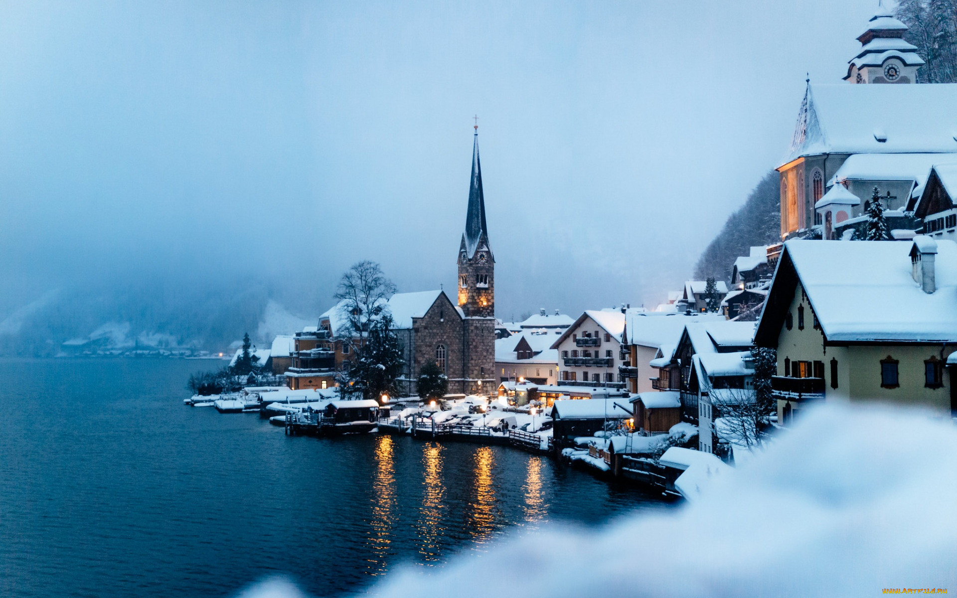швейцария зимой на